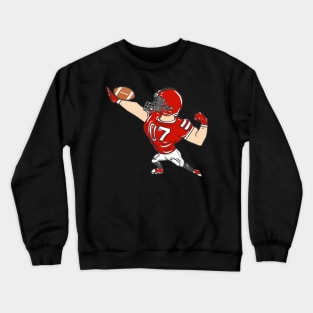 Rugby American Football Sport USA Gridiron Football Gift Crewneck Sweatshirt